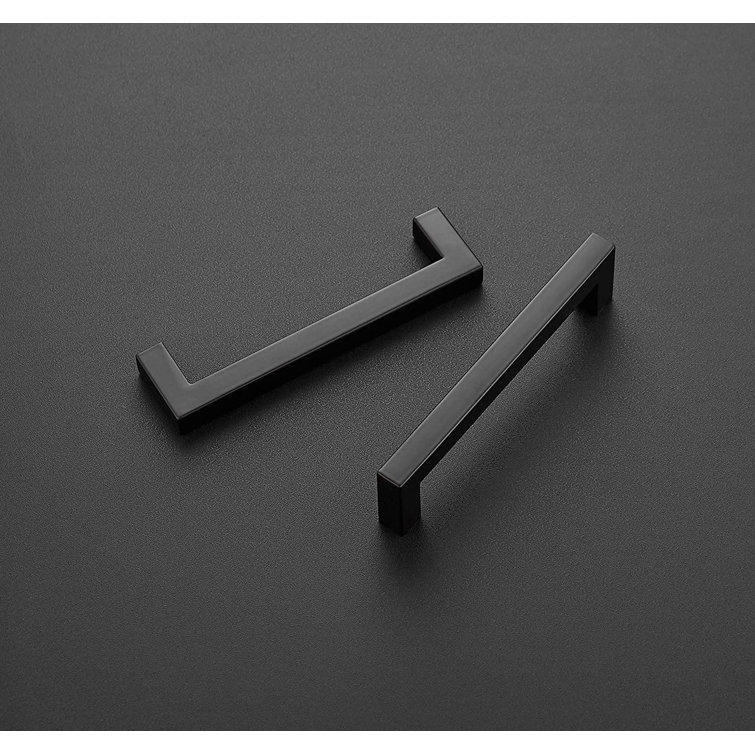 Kitchen Handle Cabinet Cupboard Door Drawer Handles square Black furniture pulls Kitchen Handle Cabinet Cupboard Door Drawer Handles square Black furniture pulls
