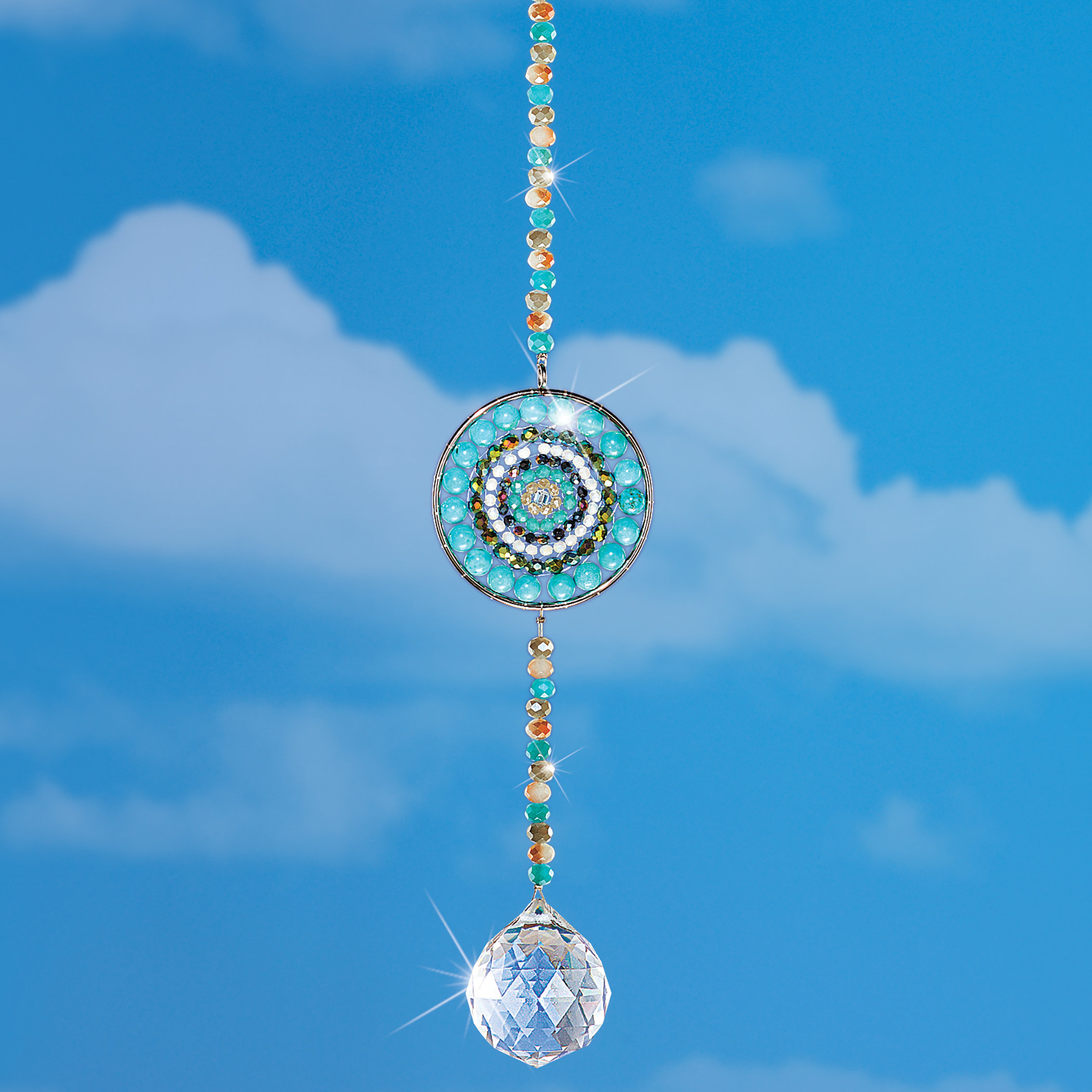 Arlmont & Co. Nashir Beaded Glass Crystal Suncatcher Wayfair