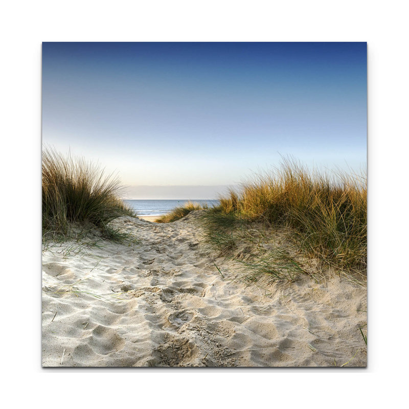 beach path long grass canvas print framed picture wall art sanddunes