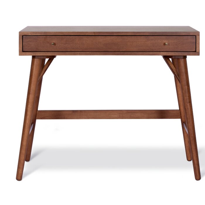 George Oliver Lundquist Solid Wood Desk Reviews Wayfair Ca