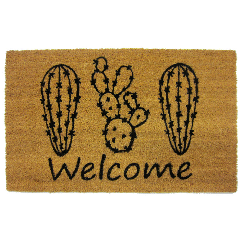 Evideco Sheltered 30 In X 18 In Non Slip Outdoor Door Mat Wayfair