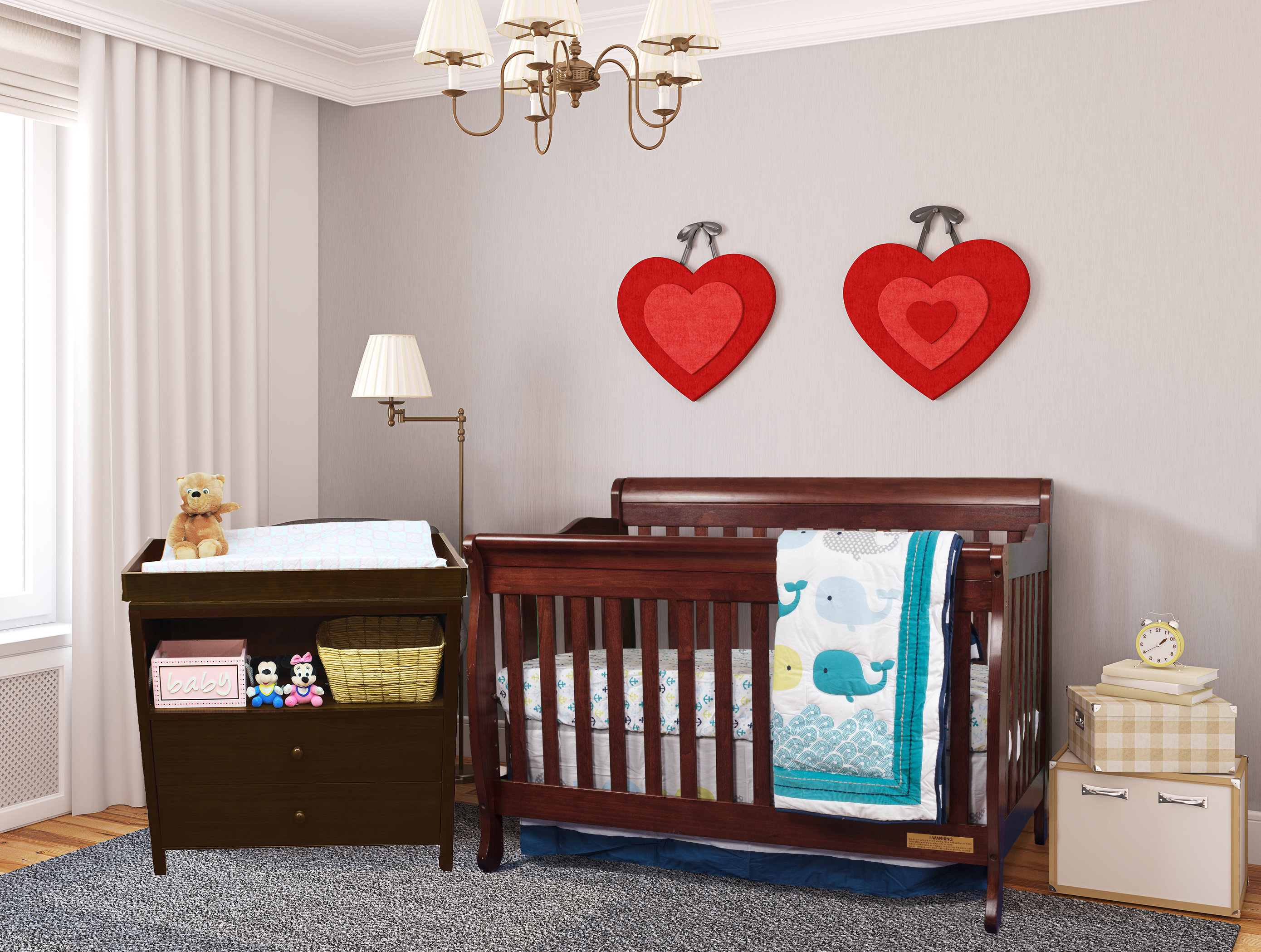modern nursery set