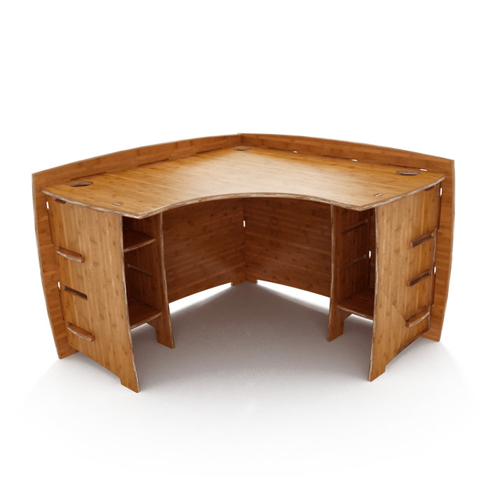 Legare Furniture Sustainable Bamboo Height Adjustable Corner