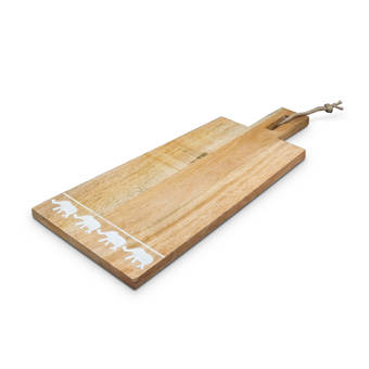 Red Barrel Studio Defreitas Handle Natural Cherry Carve Cheese Board And Platter Wayfair