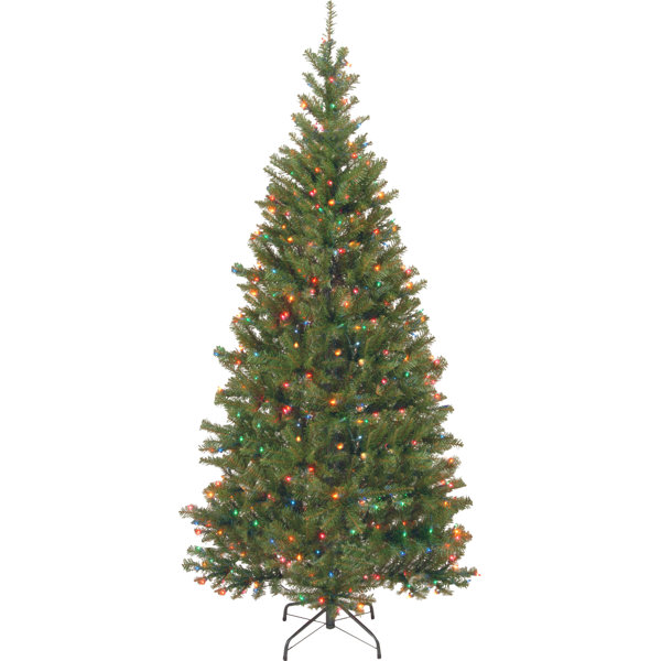 Aspen Spruce Green Artificial Christmas Tree With Multi Color Lights Reviews