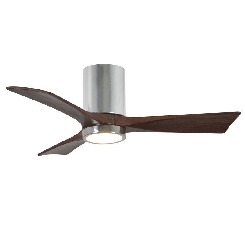 42 Trost 3 Blade Hugger Ceiling Fan With Wall Remote And Light