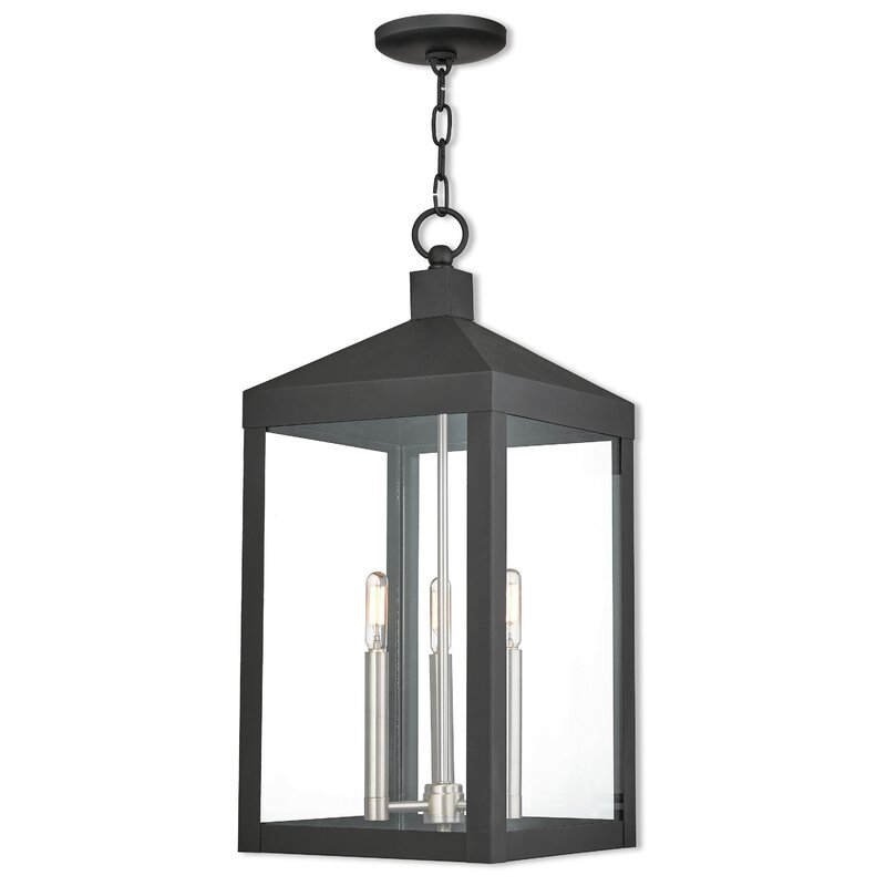 Demery 3 Light Outdoor Hanging Lantern