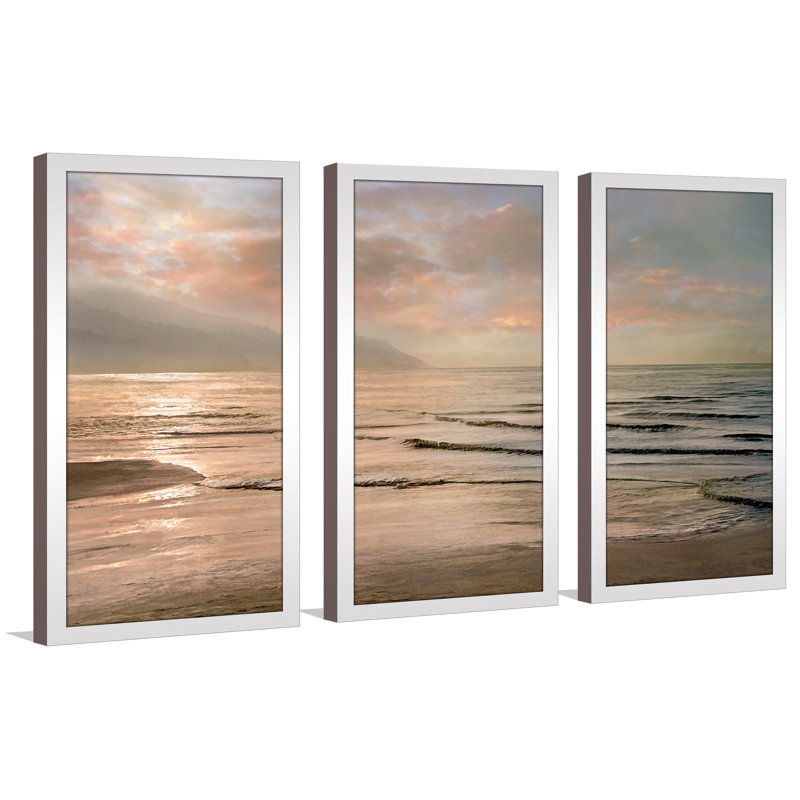 Highland Dunes Sands Of Time 3 Piece Picture Frame Multi Piece Image Print On Plexiglass Wayfair