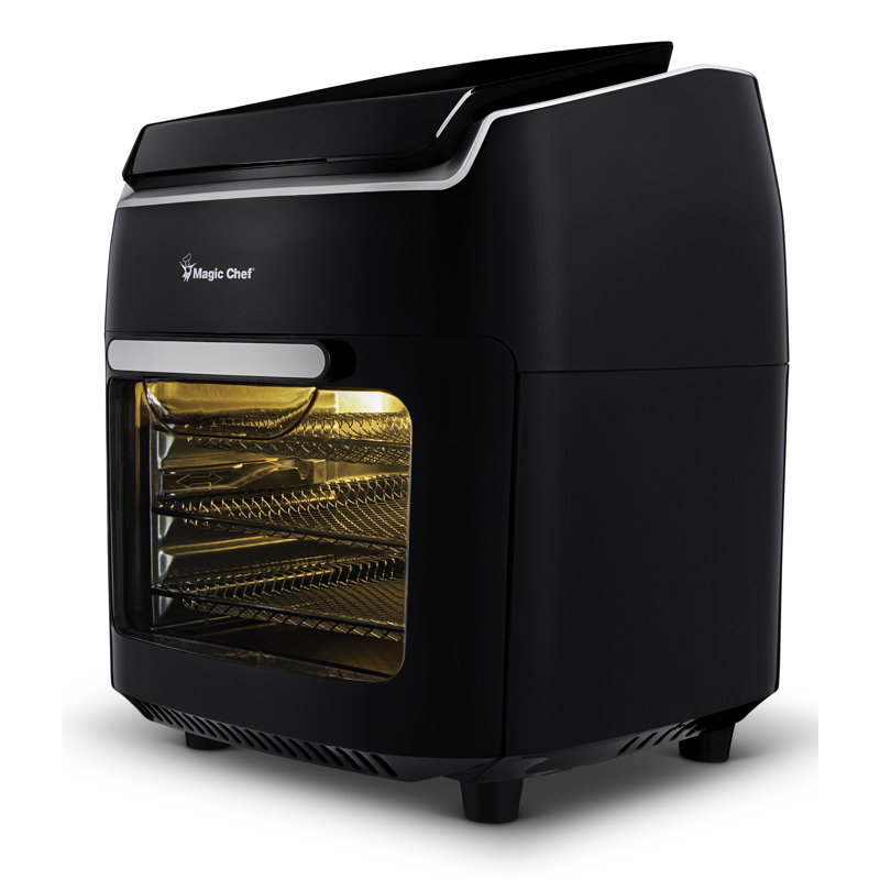 Magic Chef 9 9 Liter Compact Countertop Digital Air Fryer Oven