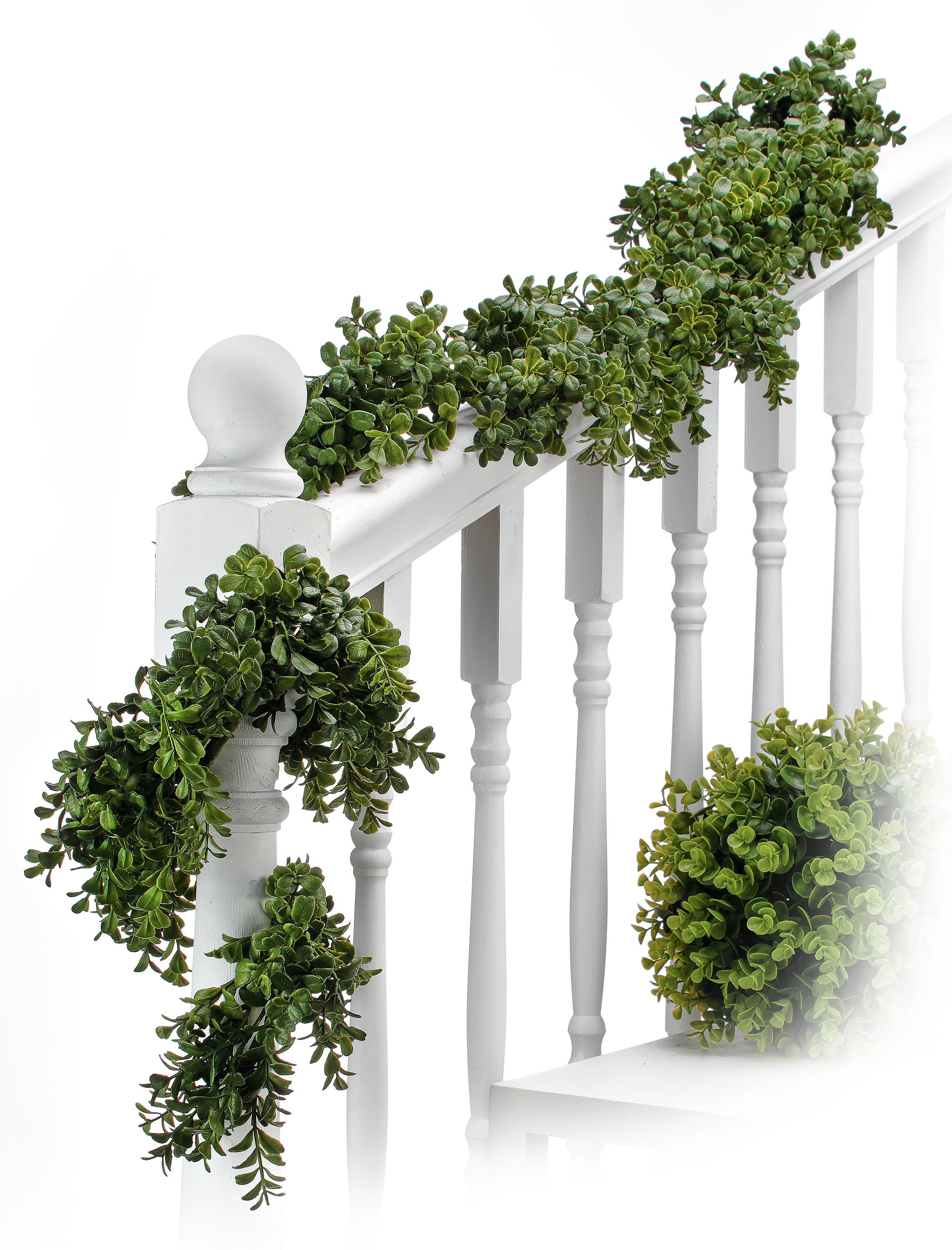 Primrue 61.81'' in. Faux Boxwood Garland | Wayfair