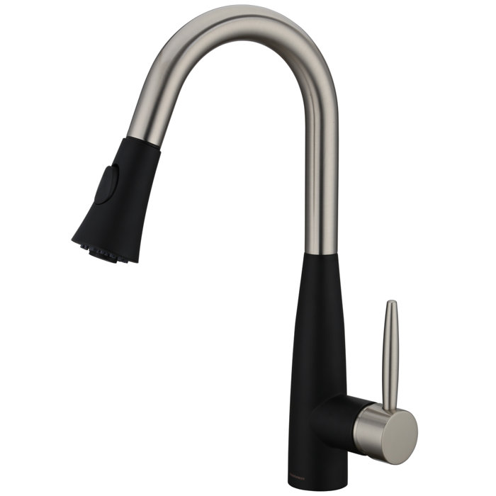 Orren Ellis Pickerington Modern Pull Down Single Handle Kitchen