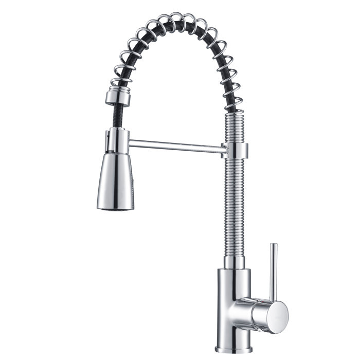 Kraus Pull Down Single Handle Kitchen Faucet Reviews Wayfair Ca