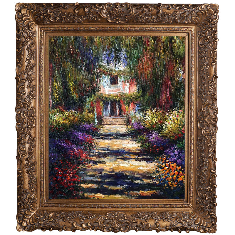 Fleur De Lis Living 'Garden Path at Giverny' by Claude ...