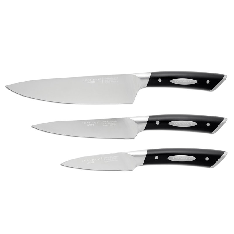 Scanpan Classic 3 Piece Assorted Knife Set Wayfair