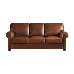 Taupe Leather Sofa Wayfair Save