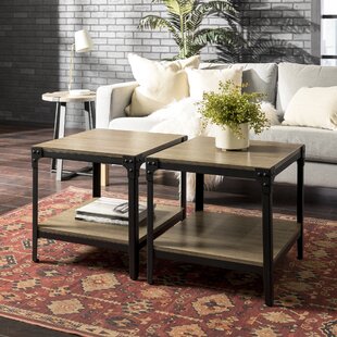 Cainsville 19.75'' Tall End Table Set (Set of 2) by Greyleigh™
