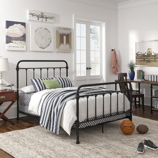 wrought iron bedstead