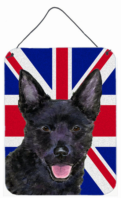East Urban Home Australian Kelpie With English Union Jack British Flag Graphic Art Plaque Wayfair