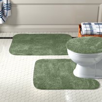 Floral Lace Toilet Seat Lid Cover Bathroom Carpet Household Washable Seat Mat D 