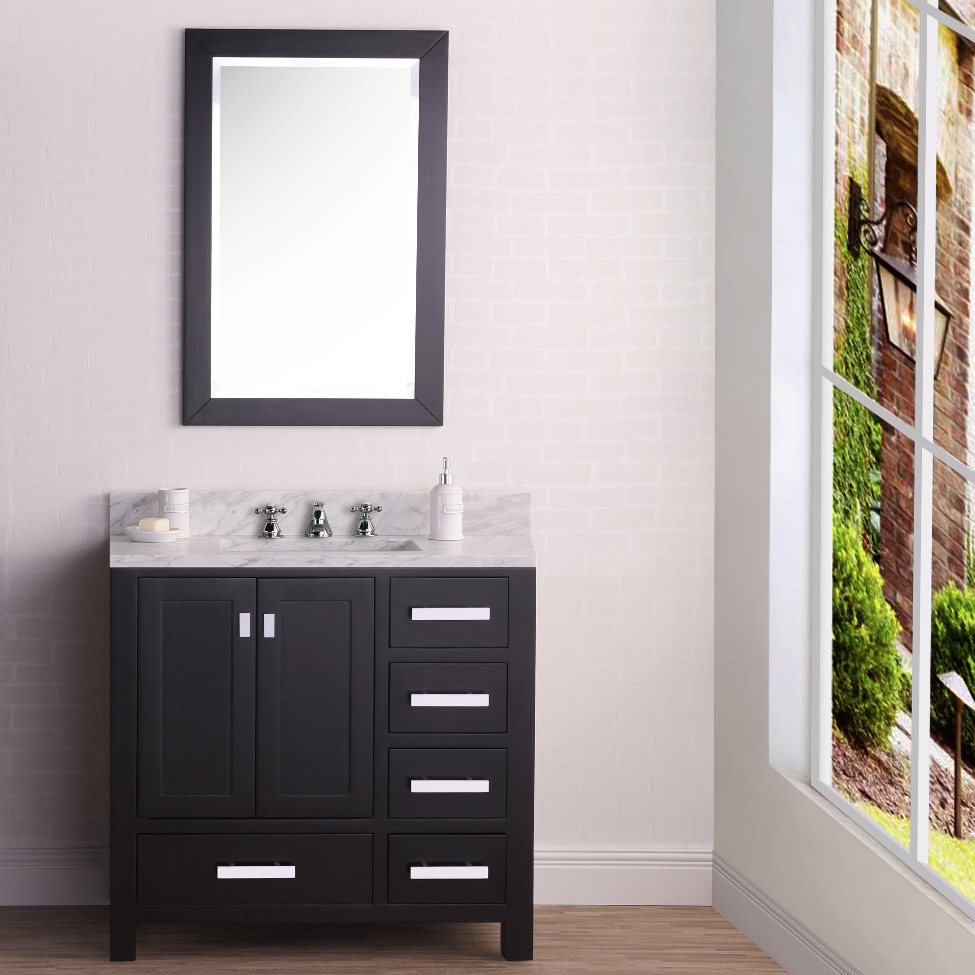 Water Creation Madison 36 Single Bathroom Vanity Set With Mirror Perigold