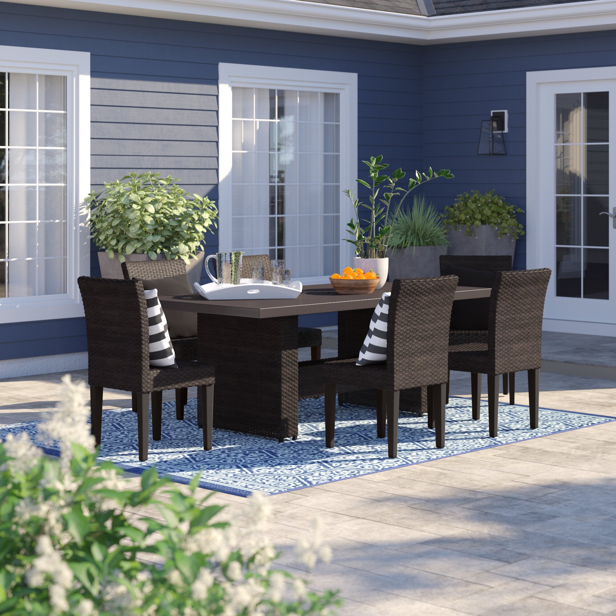 tegan 7 piece dining set