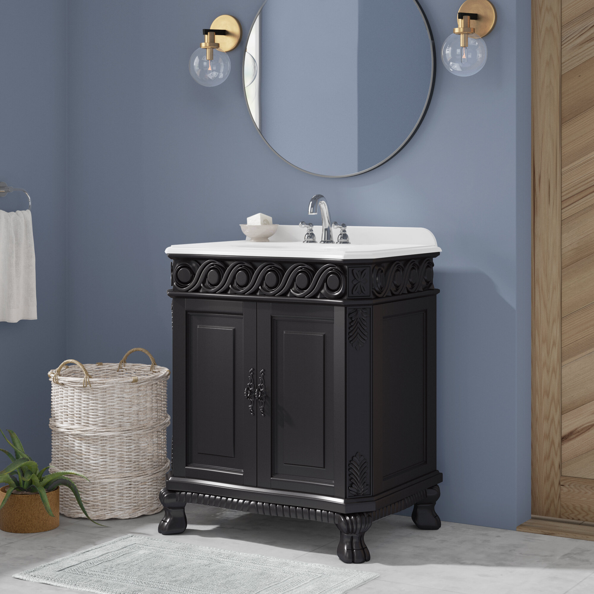 Astoria Grand Alegro 30 Single Bathroom Vanity Set Reviews Wayfair