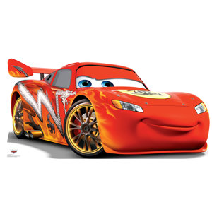 Cars Disney's Lightning McQueen Life Size Cardboard Standup