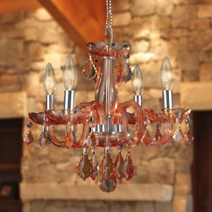 Glass Red Chandeliers You Ll Love In 2021 Wayfair