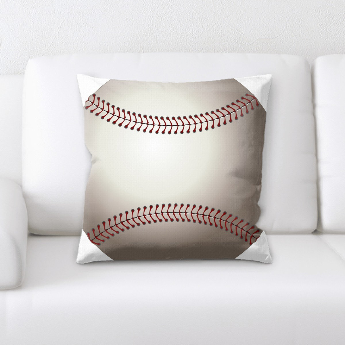 baseball throw pillow
