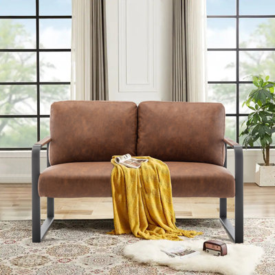 Azita 49" Square Arm Loveseat