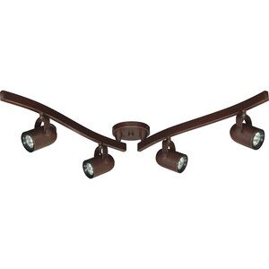 4-Light MR16 Swivel Track Kit