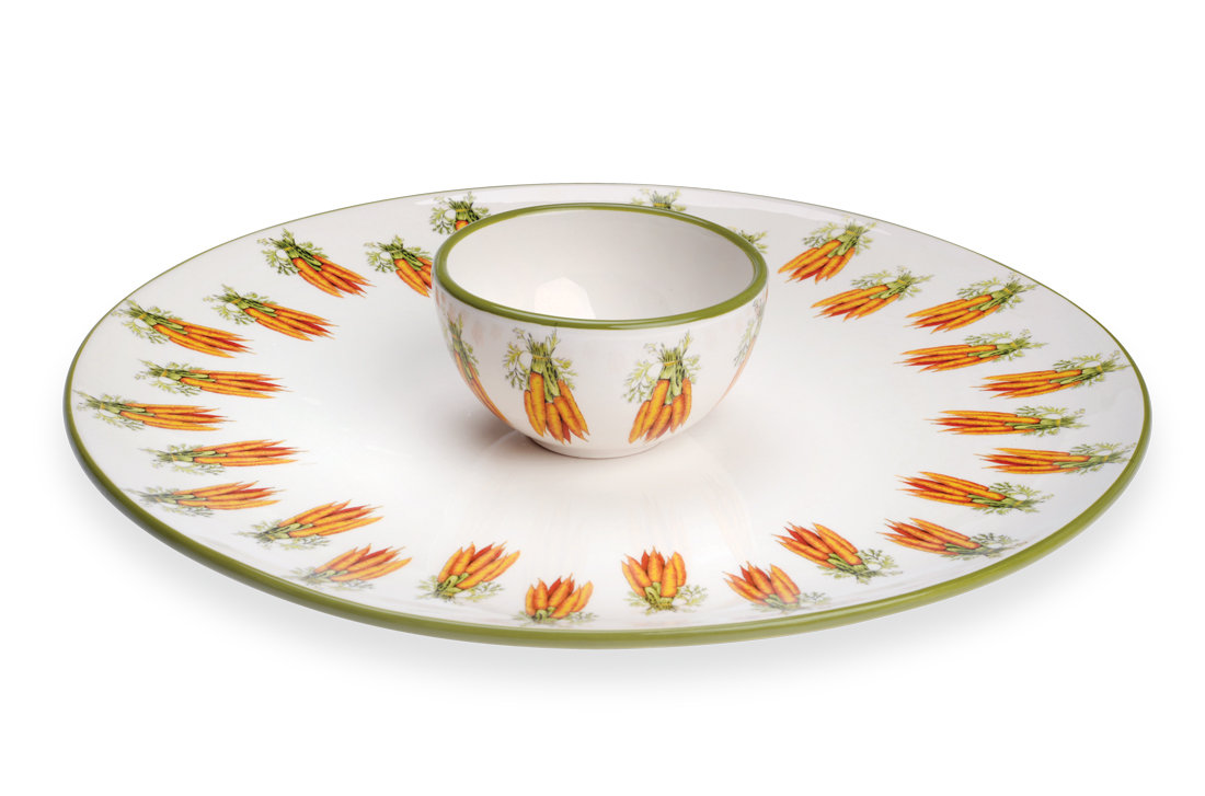 Boston International Carrot Crudite Serving Bowl Set Reviews Wayfair