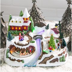 small train set for christmas village