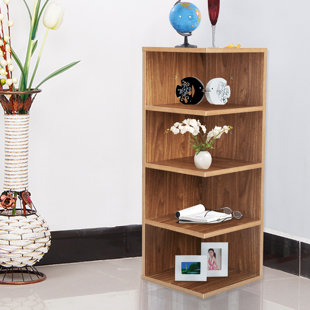 Corner Bookcase by Adeco Trading