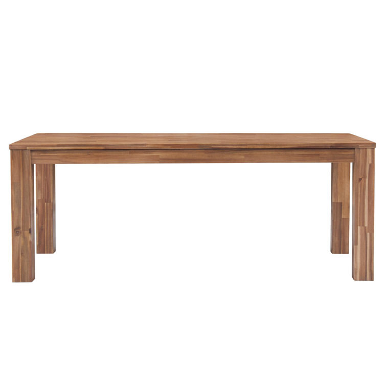 solid wood dining table wayfair