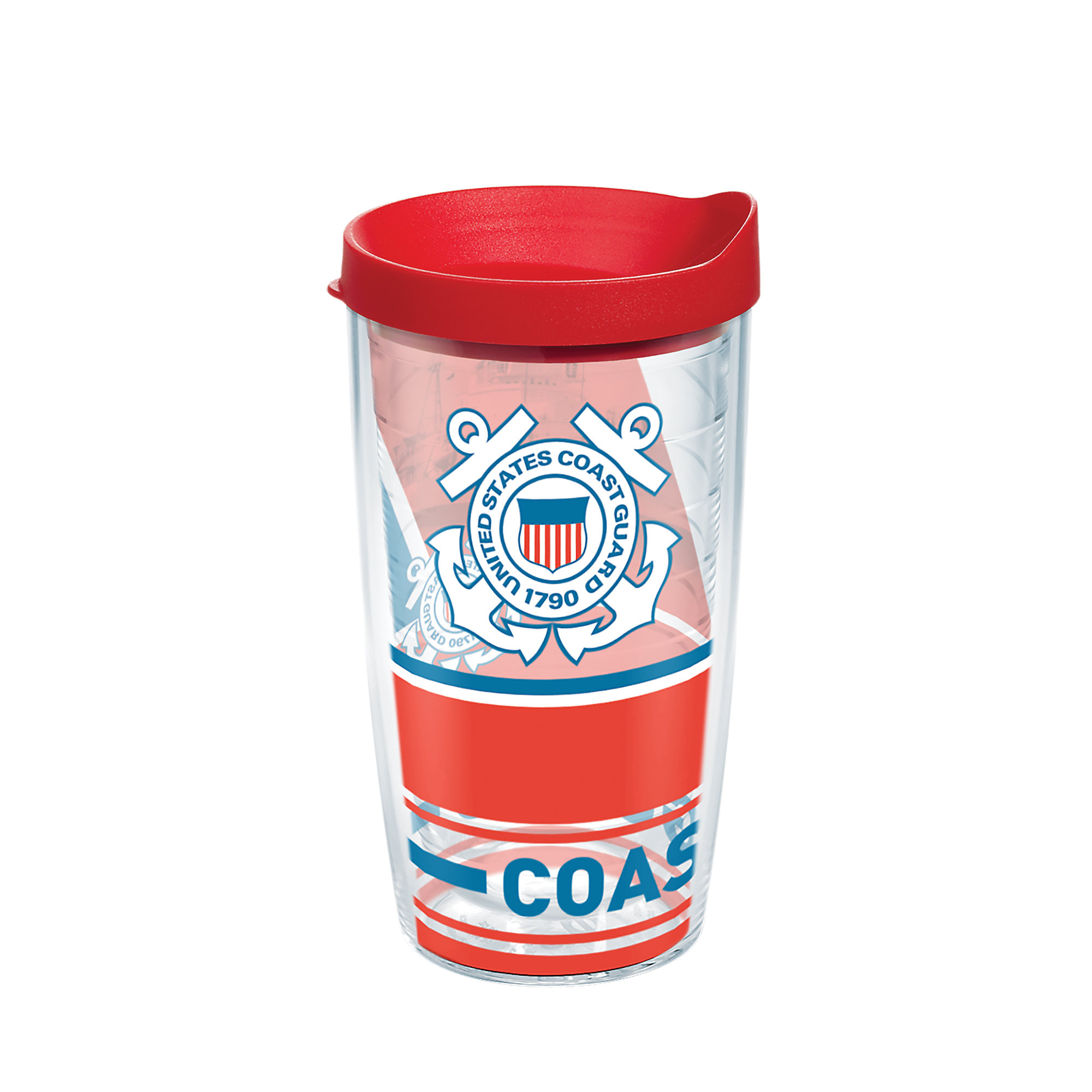 Tervis Tumbler American Pride Uscg Forever Proud 16 Oz Insulated Tritan Plastic Travel Tumbler Wayfair