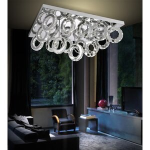 Ring 90-Light LED Flush Mount