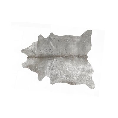 Houchin Cowhide Graysilver Area Rug Brayden Studio