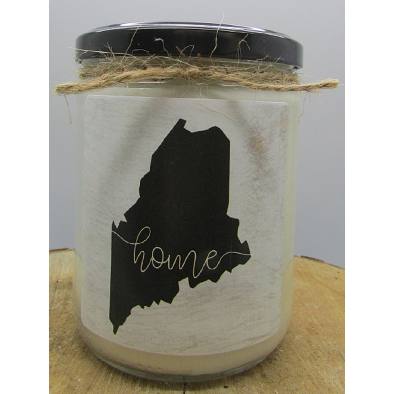 Gracie Oaks Maine White Cotton And Bergamot Scented Jar Candle Wayfair