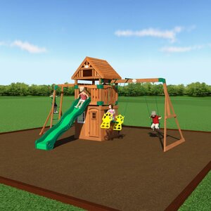 Castle Peak All Cedar Swing Set