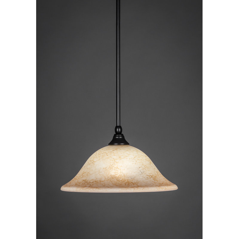 Winston Porter Weatherford 1 Light Single Cone Pendant Wayfair