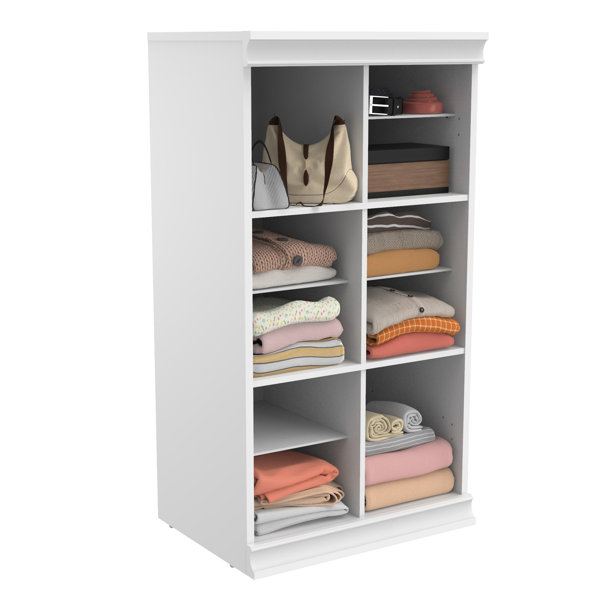 White Cubby Storage Unit Wayfair