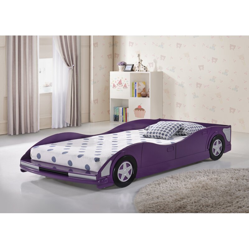 twin car bed with lights