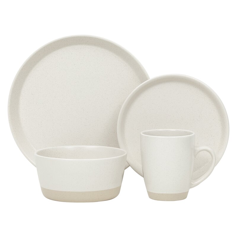 cream tableware