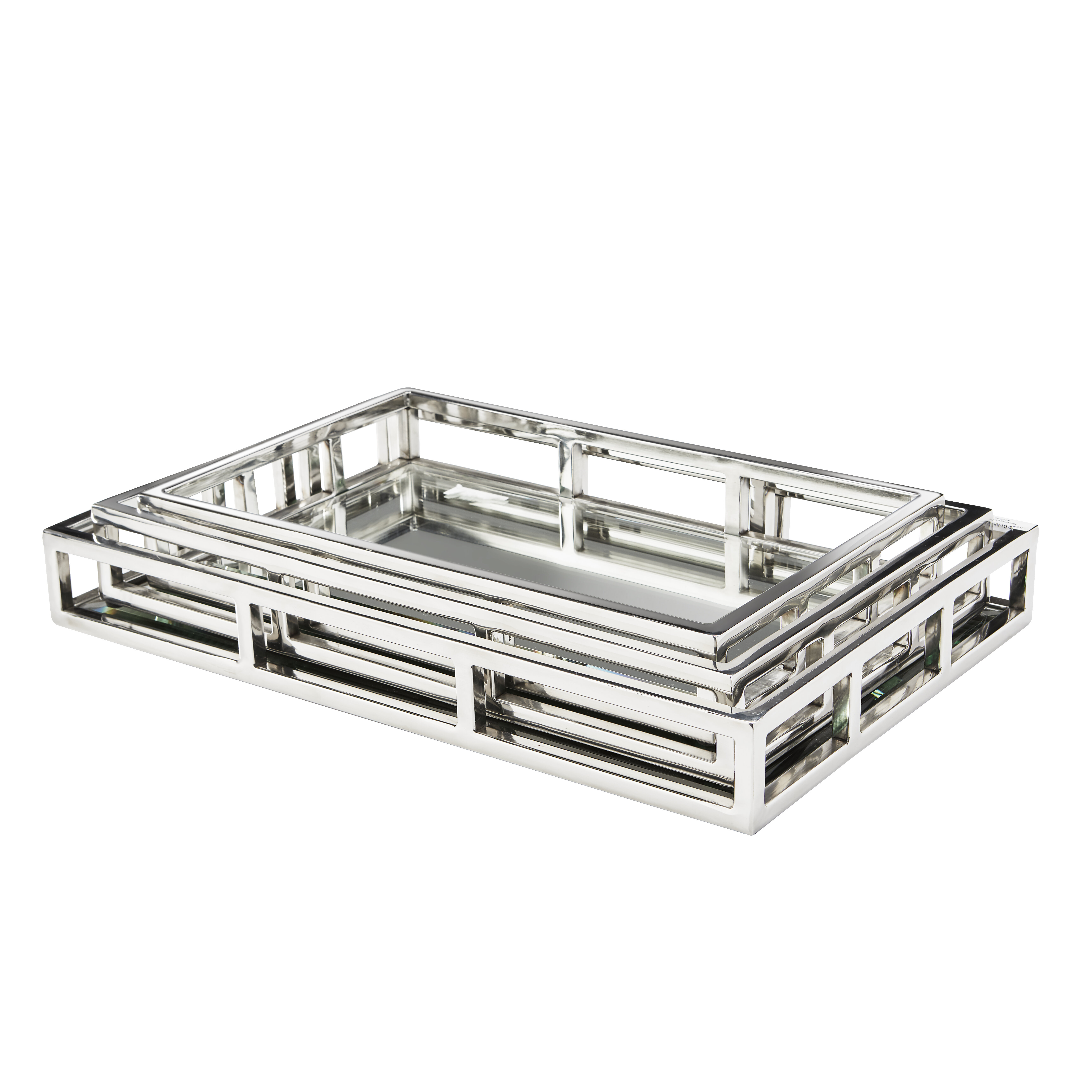 decorative rectangular tray