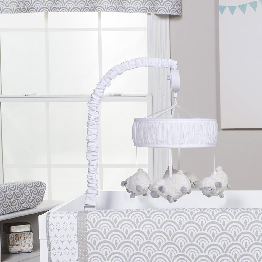 counting sheep cot mobile