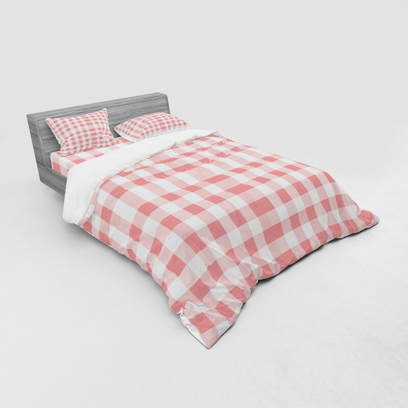 East Urban Home Checkered Picnic In Countryside Themed Gingham In