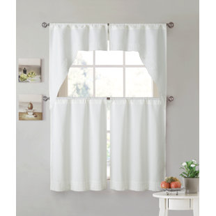 Jitu Lace Kitchen Curtain Set Of 2 Jitu Lace Kitchen Curtain Set Of 2