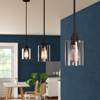 Hibbard 1 - Light Single Cylinder Pendant