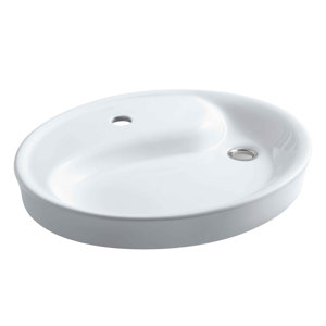 Yin Yang Wading Pool Self Rimming Bathroom Sink